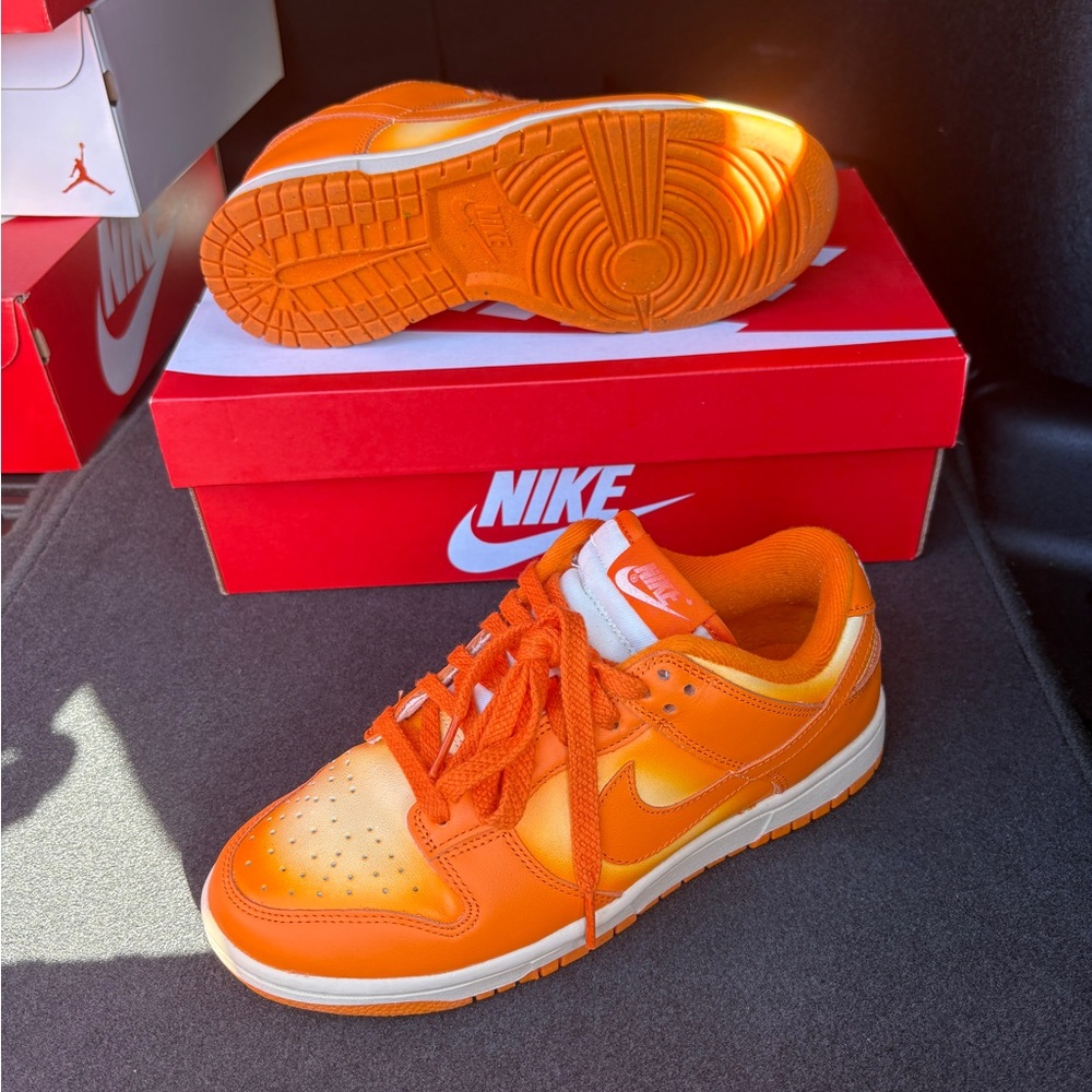 Nike Women’s Bright Orange Sneakers - Picture 5 of 6
